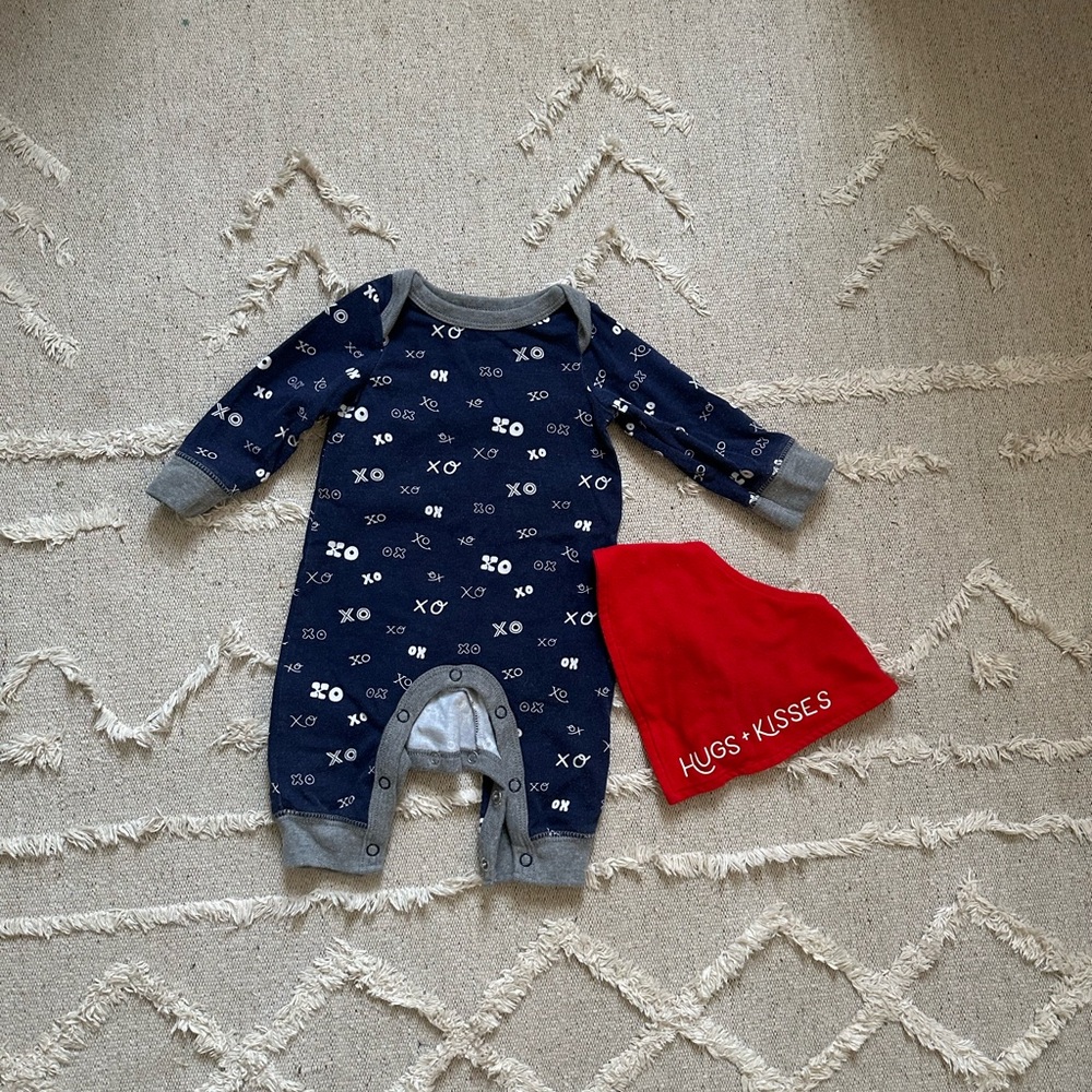 Baby Cat & Jack XO Valentine’s Day Set - Picture 2 of 3